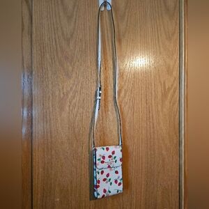 Kate Spade Strawberry Patterned Crossbody Purse, Small